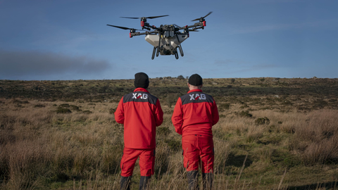 Drone seeding\XAG Training at HAU\Woodland Trust Drone training \Pine Weevil Project