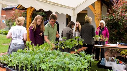 A lecturer at Harper Adams University has raised £170 for Shropshire’s Severn Hospice after holding a plant sale on campus for the sixth year in a row.
Annual plant sale raises funds for Shropshire hospice