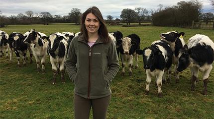 Jessica Tomley, 21, completed an extended foundation year, enabling her to be able to study FdSc Agri-business which she hopes will eventually lead to her owning her own farm shop and running activities to teach children about farming. Extended Foundation degree provides stepping stone to dream career route