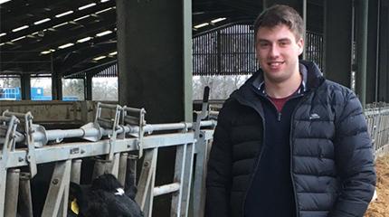 Adam Jones doesn’t come from farming background, despite having a strong interest in the area and wishing to build a career in it. Harper Adams University provides key to career in agriculture for non-farming background student