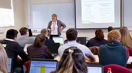 Harper Adams University farm business students this week received a two-hour guest lecture about farm administration and accounting from Cathy Meredith MBE - Head of the Institute of Agricultural Secretaries & Administrators (IAgSA)’s Education and Training Programme.
Students welcome guest lecturers for farm business module built upon real-life scenarios