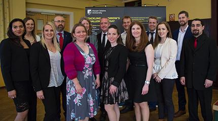 At an awards ceremony at Harper Adams University in April, 17 new Postgraduate Certificate (PgC) holders and the first recipient of a new Postgraduate Diploma (PgD) were presented with their awards. New certificate holders attend first award ceremony