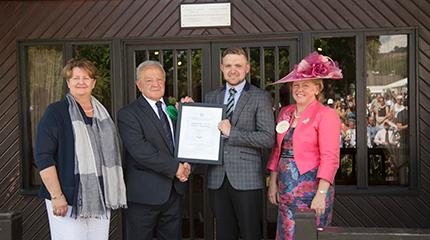 TUESDAY - Agriculture student David Lloyd Rees was presented with the Royal Welsh Agricultural Society Scholarship during the presentation of awards and prizes at the Council Enclosure. RWAS17: David Lloyd Rees wins Royal Welsh Scholarship