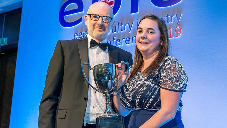 Harper Adams University alumna Aimee Mahony has been named Young Poultry Person of the Year at the Egg and Poultry Industry Conference (EPIC) 2019. Aimee studied Animal Behaviour and Welfare before graduating and now works for the National Farmers Union (NFU) as their poultry adviser. Animal Behaviour course graduate wins EPIC Young Poultry Person of the Year
