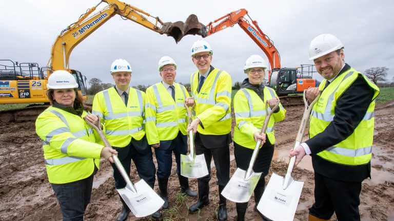 Work has begun on infrastructure to support the Ni-Park, a world leading agri-tech research and innovation hub supported by Harper Adams University. Work begins on Agri-Tech hub