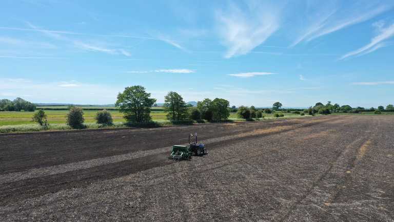 The Hands Free Farm (HFF) team has successfully drilled a cover crop as the first major operation for the project. Hands Free Farm successfully completes first drilling operation