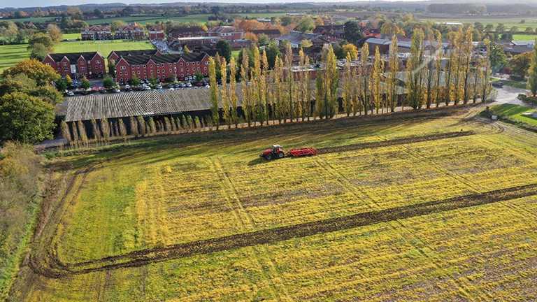 The Controlled Traffic Farming Team at Harper Adams University successfully tilled and drilled their long-term experimental site in late October 2020. Traffic & Tillage Project team complete operations to establish 10th experimental crop