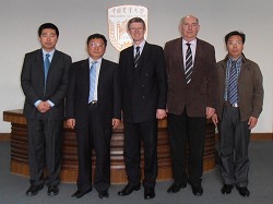 The Principal with Professor Wang Tao (second from left), Vice President for International Affairs at China Agricultural University The Principal with Professor Wang Tao (second from left), Vice President for International Affairs at China Agricultural University