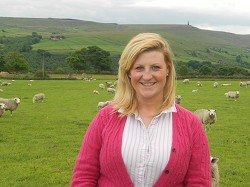 Hannah on the family farm