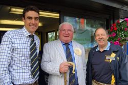 Bertie Hancock, Dai Jones MBE and Richard Jopling