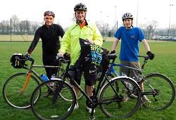 Dr Mitch Crook, David Nuttall and David Godfrey Dr Mitch Crook, David Nuttall and David Godfrey