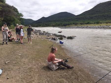  to paddle over to Main Camp (Photo credit: Andy Cherrill)