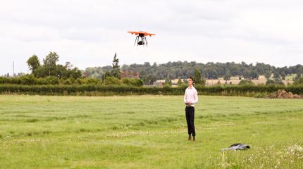UAVs fly high at Harper Adams demonstration