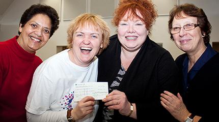Staff raise more than £1,200 for Cancer Research