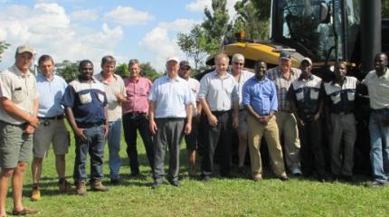 Lecturers provide training for Zambian farmers
