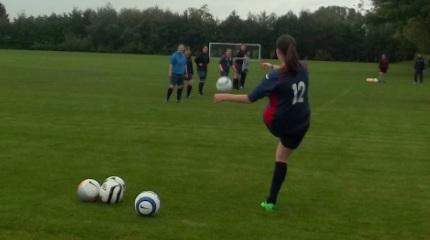 Kick start for ladies football at Harper Adams