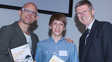 Daniel, 14, named Harper Adams University Young Innovator of the Year (video)