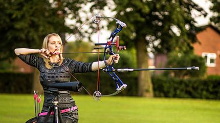 Gold medal-winning archer inspires university audience