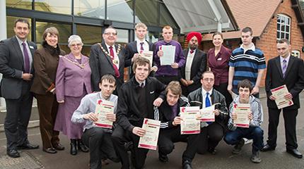 Celebration at Harper Adams for Green Brigade pilot programme