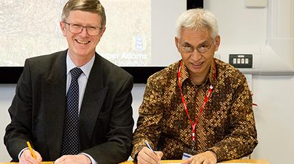Links with Indonesian university grow stronger