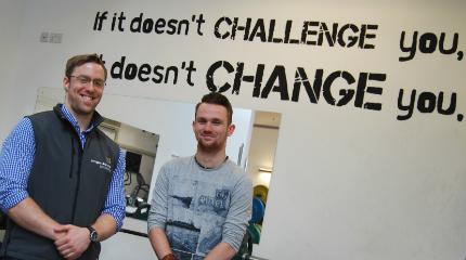 University gym receives inspirational makeover
