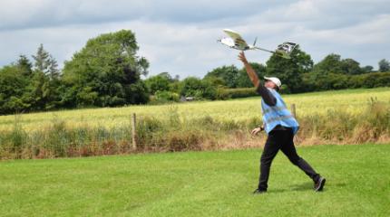Harper Adams teams up with drone experts