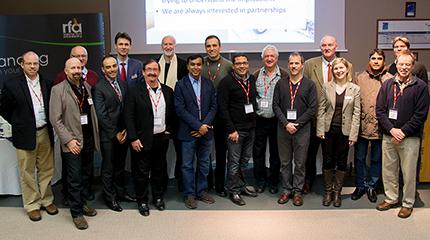 Canadian relationships strengthened by visit to NCPF to view precision farming research 