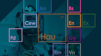 Our World: Your Element. The new Harper Adams University UG prospectus