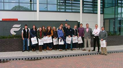 ‘The Chicken Apprentices’ visit Faccenda after winning against peers