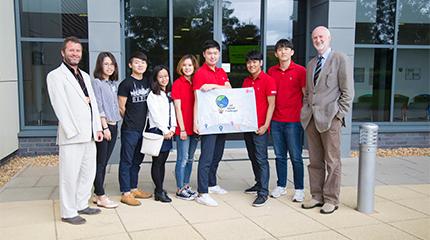 Robotics research shared with South Korean visitors during European tour