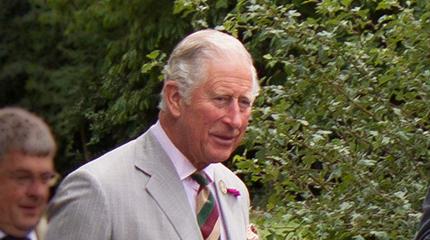 Flying visit by HRH The Prince of Wales