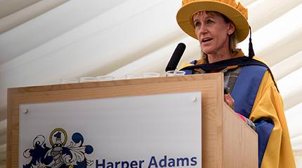 Graduation 2018: Embrace change, embrace opportunities and embrace Harper Adams, says NFU President