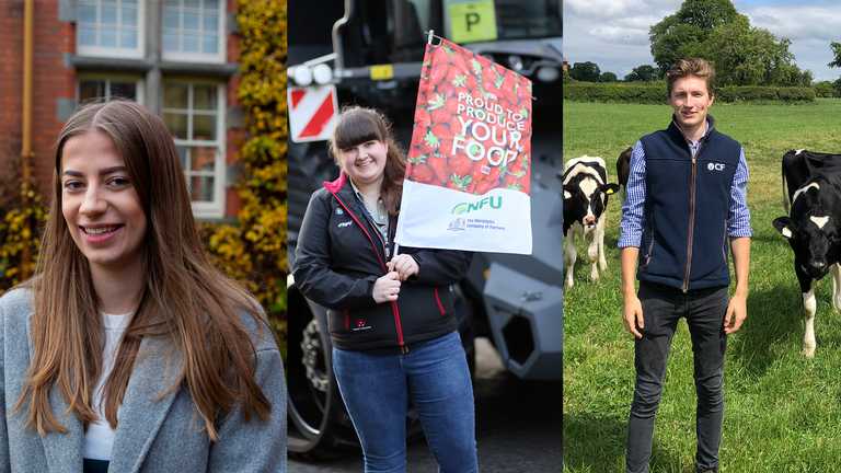 Four Harper students selected as NFU Student and Young Farmer Ambassadors