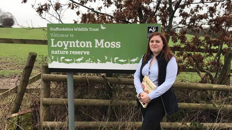 Student focuses research on fungi and trees at ancient nature reserve