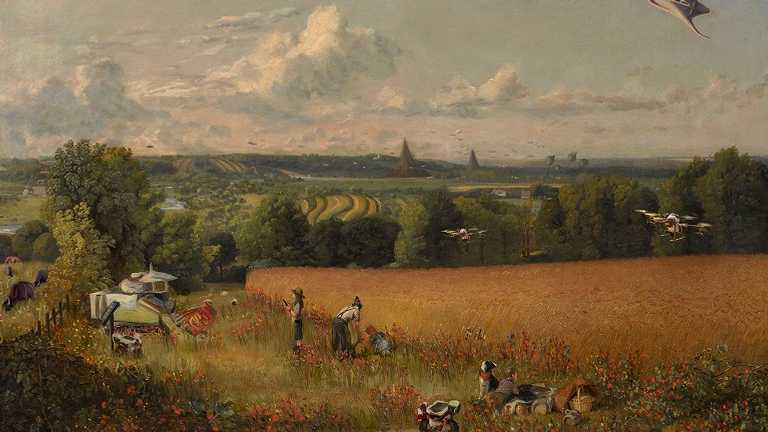 Expertise of Engineering lecturer drawn upon to re-imagine classic paintings for climate change exhibition