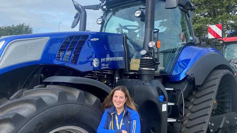 Placement year gives student behind-the-scenes insight into innovative new tractor’s development