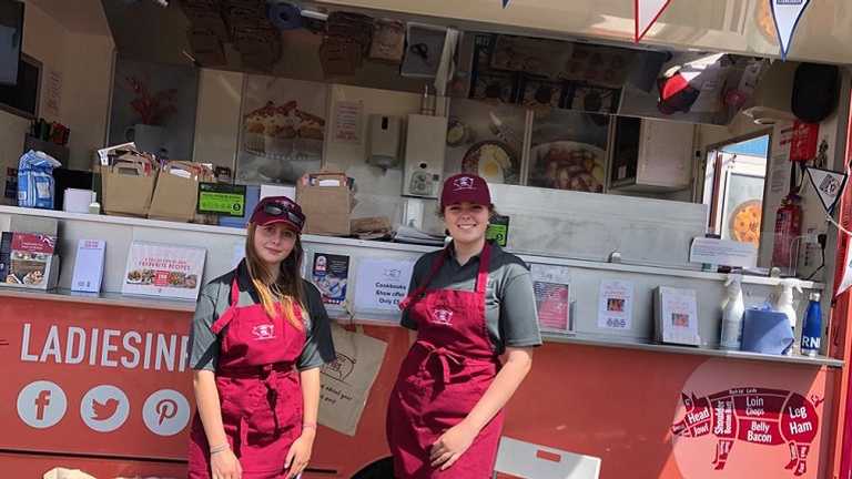 Harper student Toni helps spread the word about British food and farming