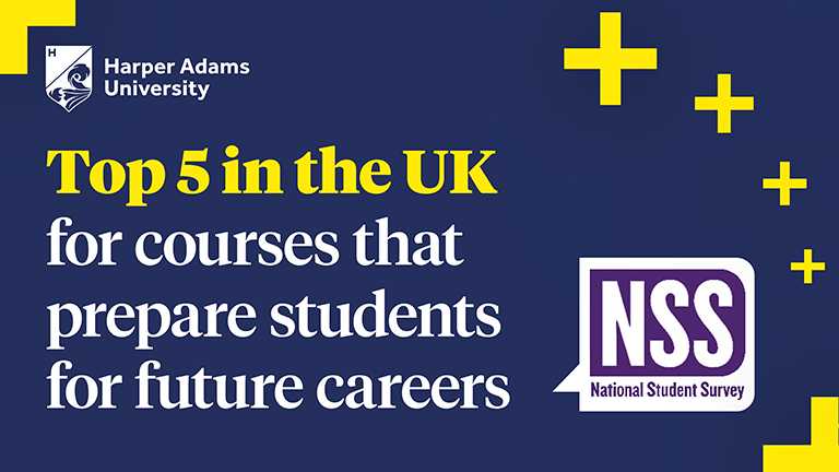 Harper Adams students among the most satisfied in the UK 