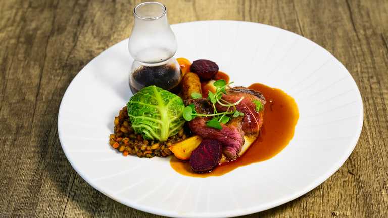 Chef Geoff Clark's award-winning venison dish
