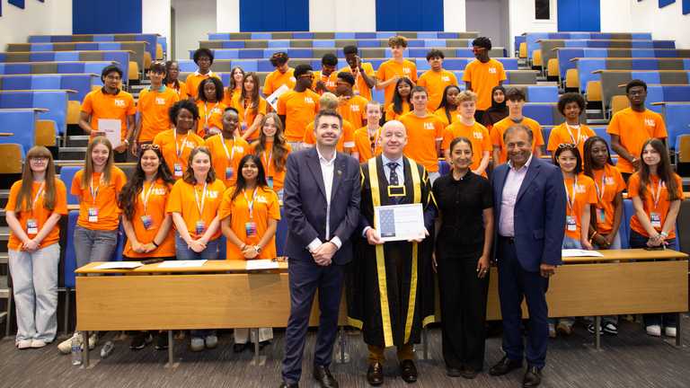 Shaun Davies MP and Professor Ken Sloan praised the Future Eladers graduation cohort