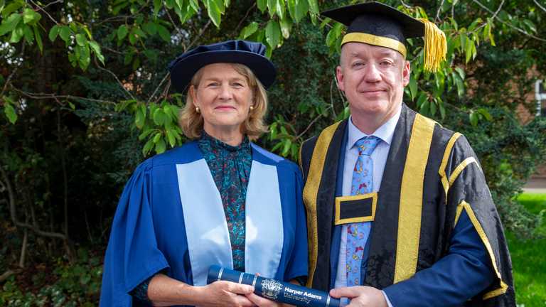 Christine Tacon MBE and Professor Ken Sloan