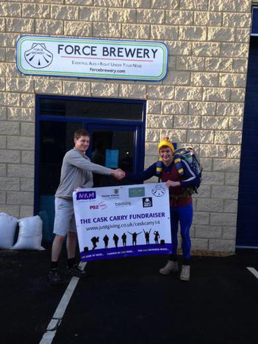 Andrew set off from the Force HQ this morning