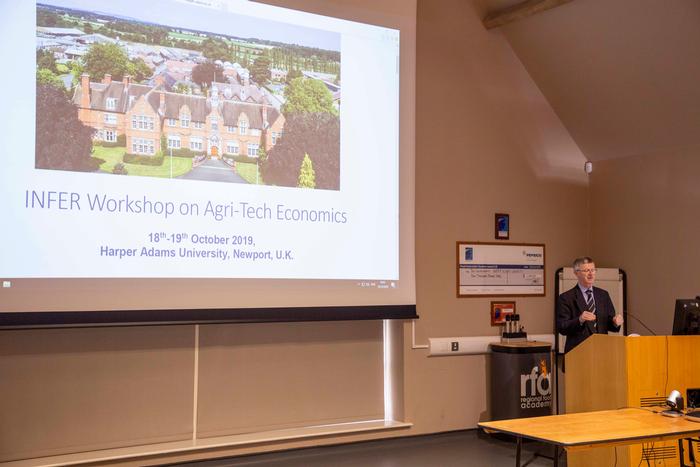 Dr David Llewellyn opens the workshop