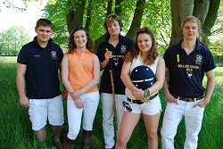 Will Heginbotham, Mil Bosley, Matt Woodhead, Charlotte White and Richard Felce