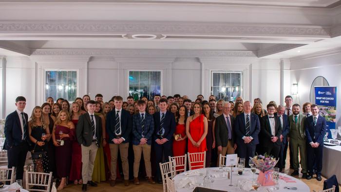 Students at the 2026 Harper Ireland student society dinner