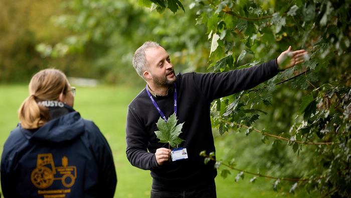 Senior Lecturer in Forestry and Woodland at Harper Adams University, Nick Covarr.