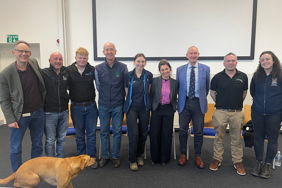 Charlie alongside speakers and members of the National FAVS Congress organising committee